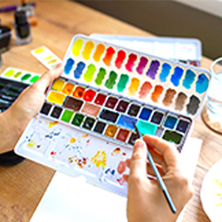 Morning Palette: Beginner Watercolor Class - logo